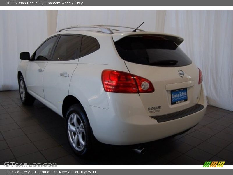 Phantom White / Gray 2010 Nissan Rogue SL