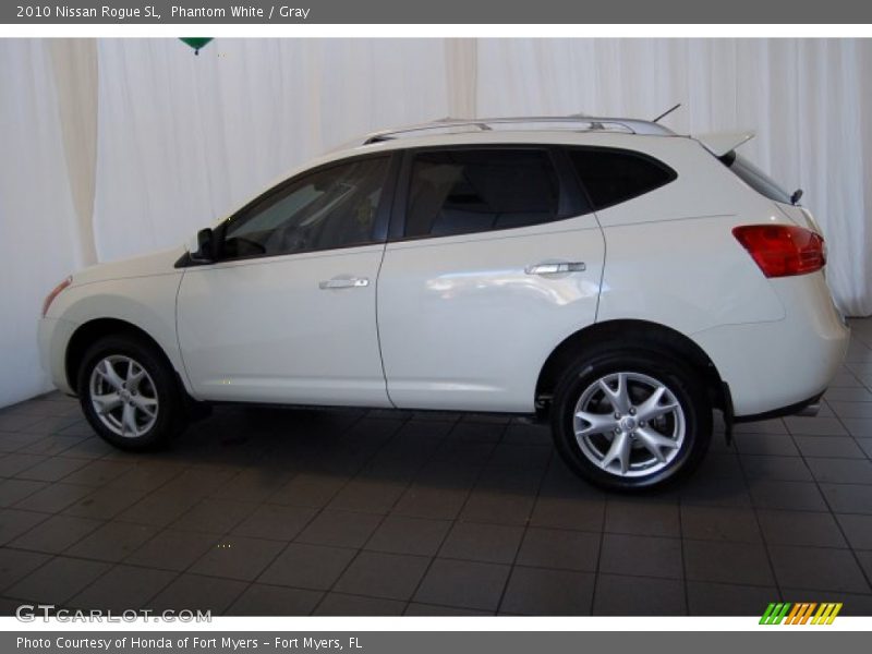 Phantom White / Gray 2010 Nissan Rogue SL