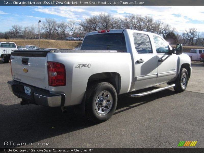 Sheer Silver Metallic / Light Titanium/Ebony 2011 Chevrolet Silverado 1500 LT Crew Cab 4x4