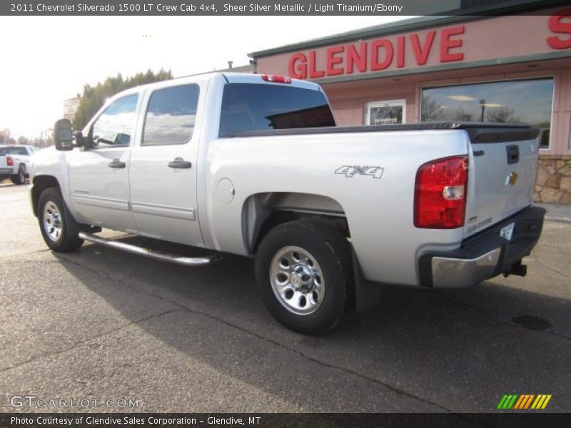 Sheer Silver Metallic / Light Titanium/Ebony 2011 Chevrolet Silverado 1500 LT Crew Cab 4x4