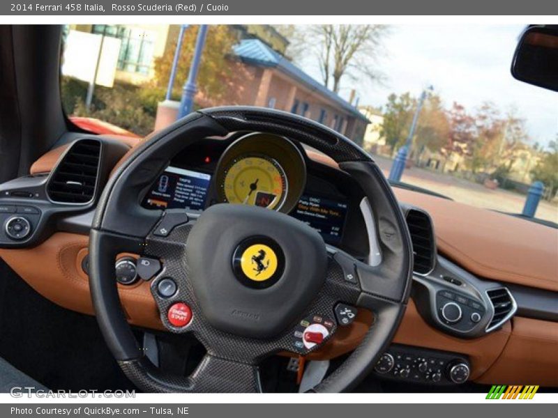 Rosso Scuderia (Red) / Cuoio 2014 Ferrari 458 Italia