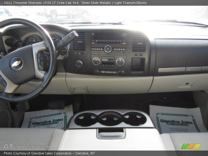 Sheer Silver Metallic / Light Titanium/Ebony 2011 Chevrolet Silverado 1500 LT Crew Cab 4x4