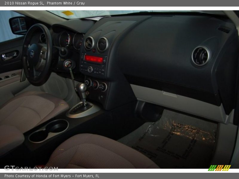 Phantom White / Gray 2010 Nissan Rogue SL