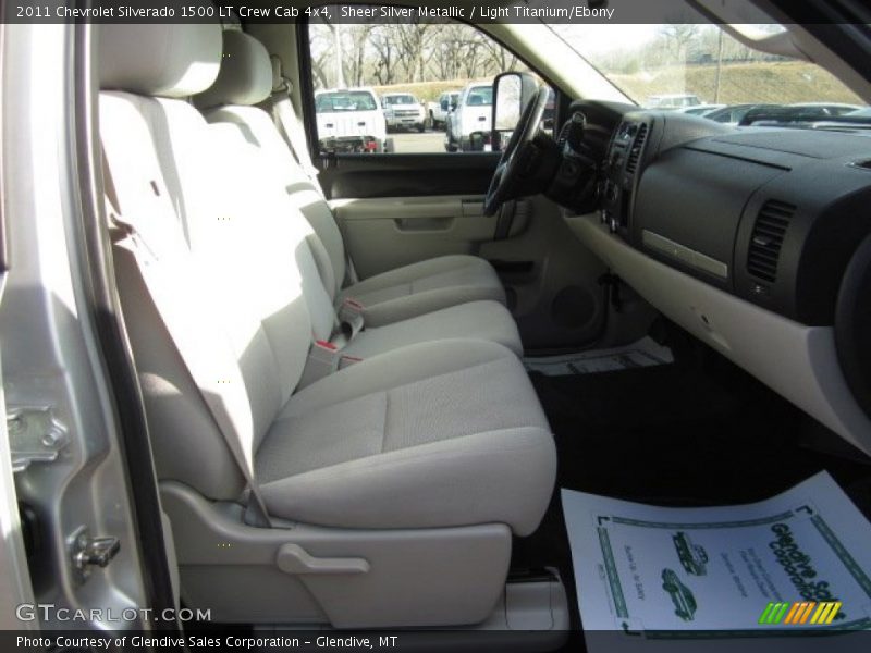 Sheer Silver Metallic / Light Titanium/Ebony 2011 Chevrolet Silverado 1500 LT Crew Cab 4x4