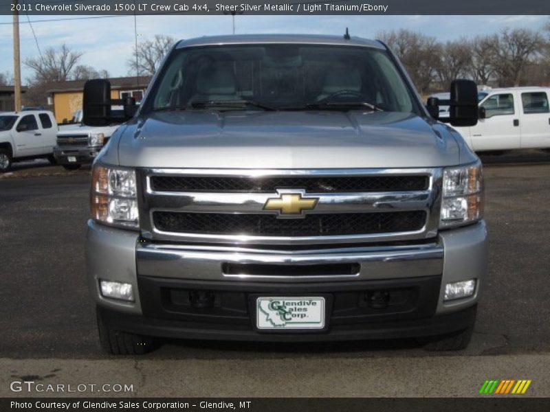 Sheer Silver Metallic / Light Titanium/Ebony 2011 Chevrolet Silverado 1500 LT Crew Cab 4x4