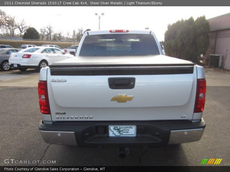 Sheer Silver Metallic / Light Titanium/Ebony 2011 Chevrolet Silverado 1500 LT Crew Cab 4x4