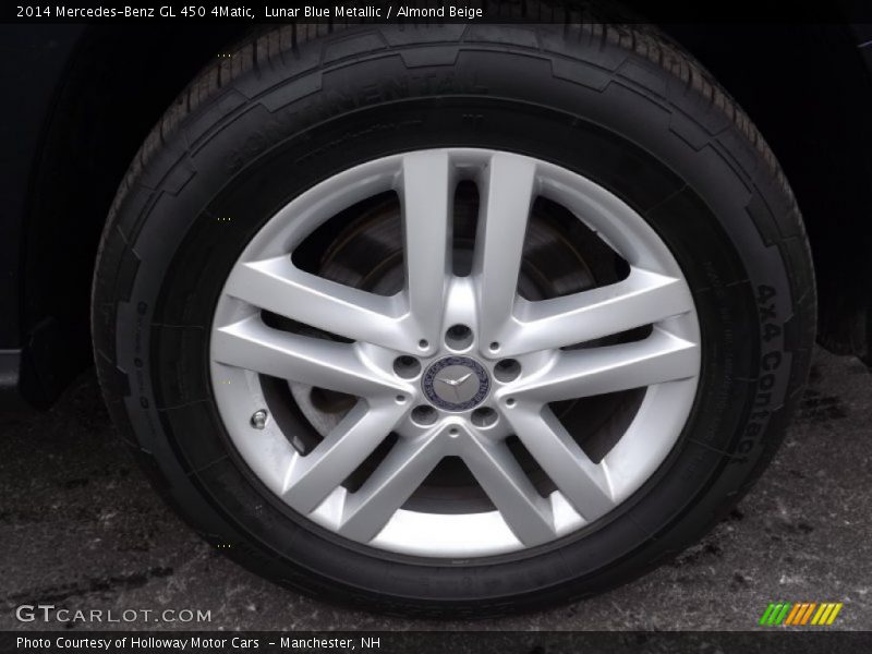 Lunar Blue Metallic / Almond Beige 2014 Mercedes-Benz GL 450 4Matic