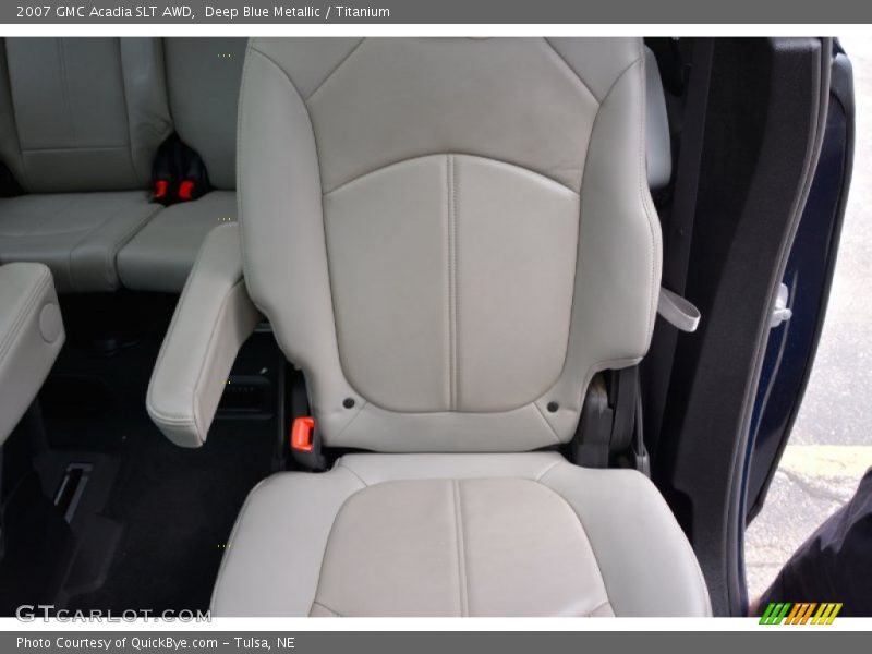 Deep Blue Metallic / Titanium 2007 GMC Acadia SLT AWD