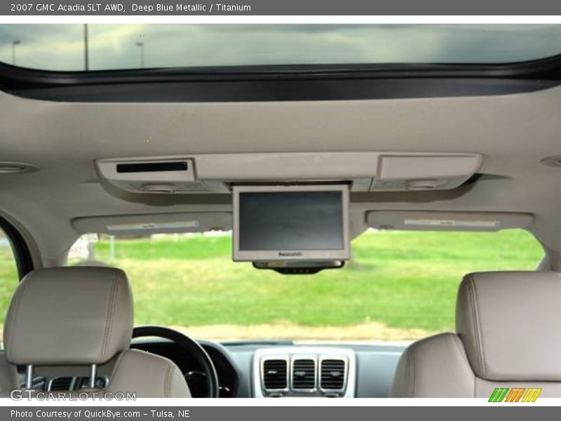 Deep Blue Metallic / Titanium 2007 GMC Acadia SLT AWD