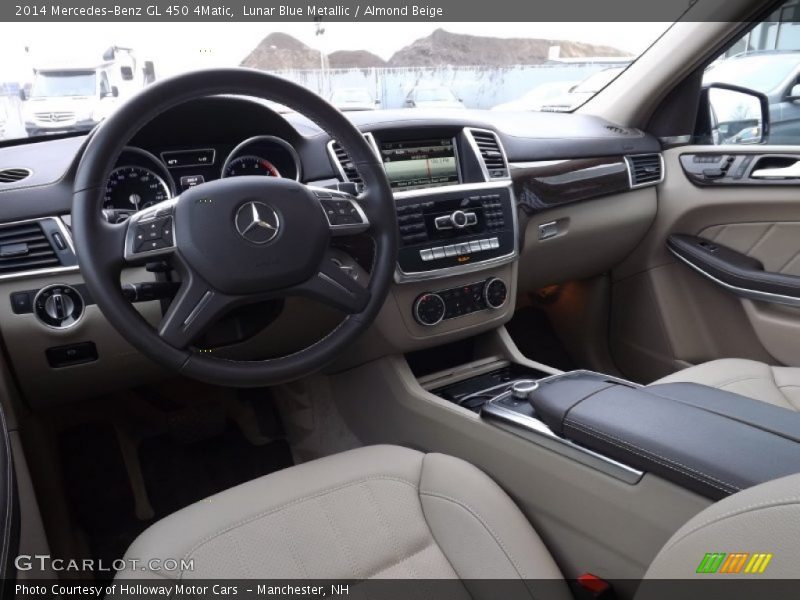 Lunar Blue Metallic / Almond Beige 2014 Mercedes-Benz GL 450 4Matic
