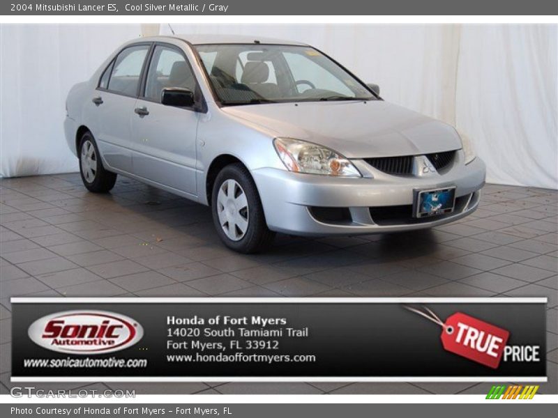 Cool Silver Metallic / Gray 2004 Mitsubishi Lancer ES