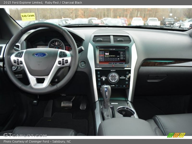 Ruby Red / Charcoal Black 2015 Ford Explorer Limited