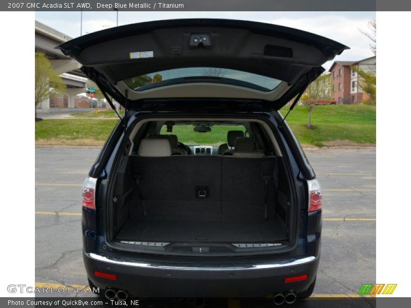 Deep Blue Metallic / Titanium 2007 GMC Acadia SLT AWD