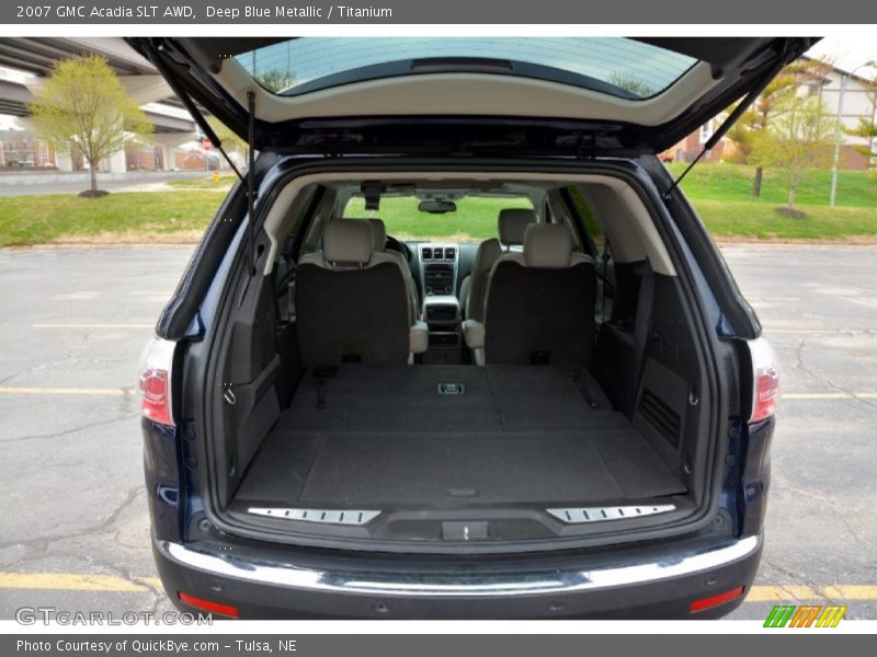 Deep Blue Metallic / Titanium 2007 GMC Acadia SLT AWD