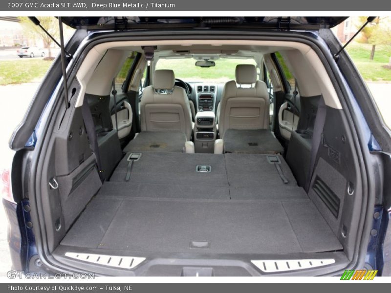 Deep Blue Metallic / Titanium 2007 GMC Acadia SLT AWD