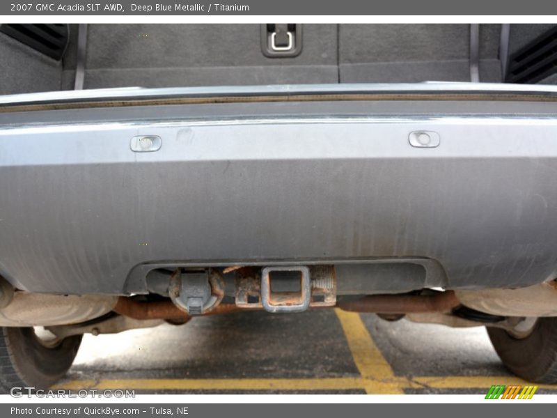 Deep Blue Metallic / Titanium 2007 GMC Acadia SLT AWD