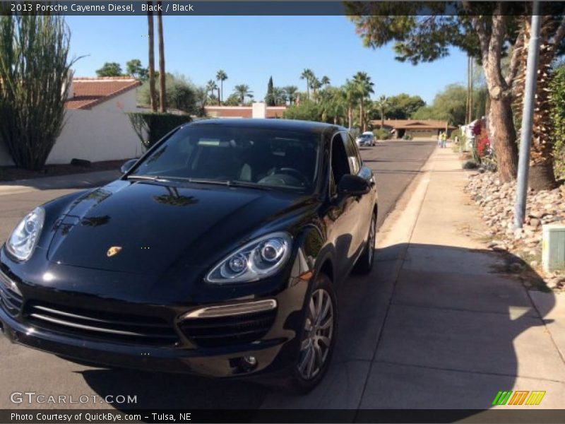 Black / Black 2013 Porsche Cayenne Diesel
