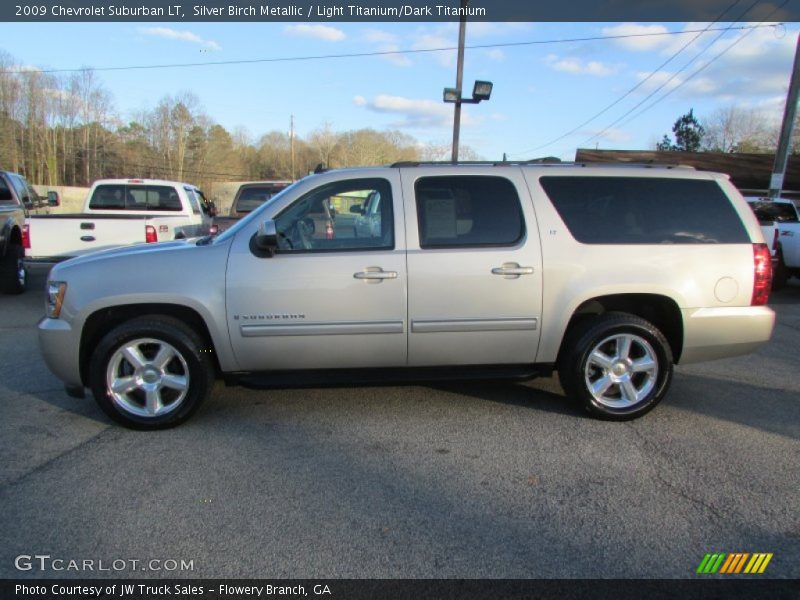 Silver Birch Metallic / Light Titanium/Dark Titanium 2009 Chevrolet Suburban LT