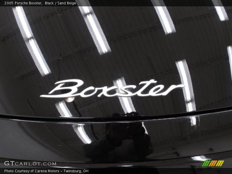 Black / Sand Beige 2005 Porsche Boxster