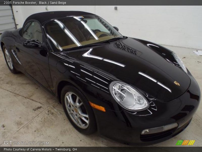 Black / Sand Beige 2005 Porsche Boxster