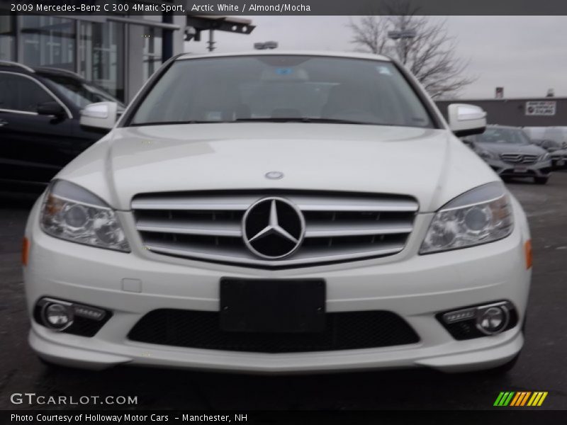 Arctic White / Almond/Mocha 2009 Mercedes-Benz C 300 4Matic Sport