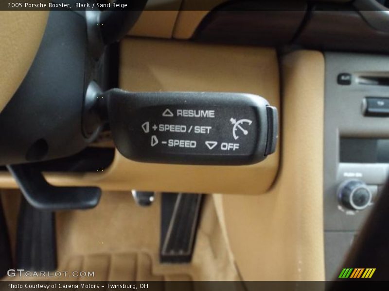 Controls of 2005 Boxster 