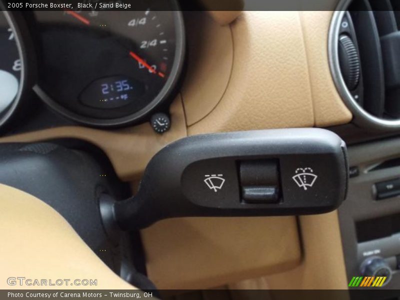 Controls of 2005 Boxster 