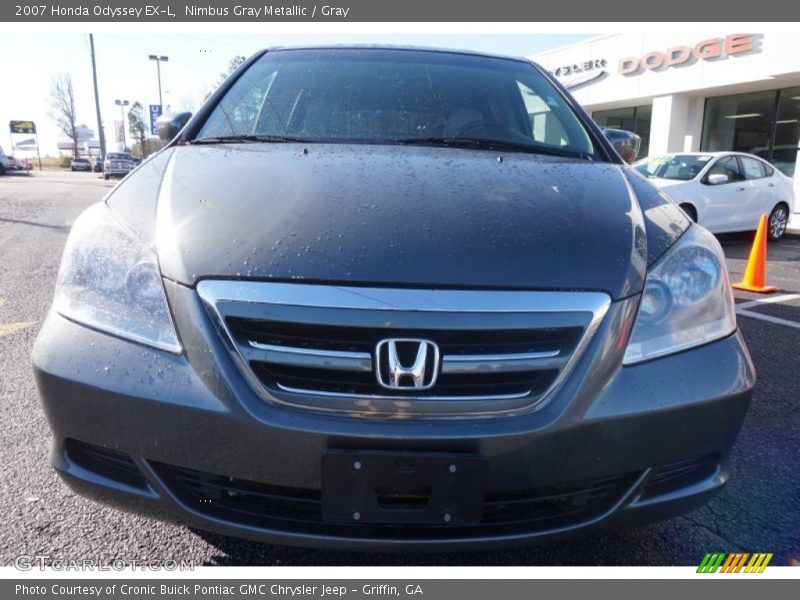 Nimbus Gray Metallic / Gray 2007 Honda Odyssey EX-L