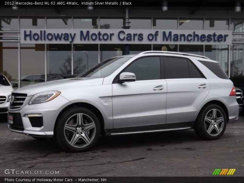 Iridium Silver Metallic / Black 2012 Mercedes-Benz ML 63 AMG 4Matic