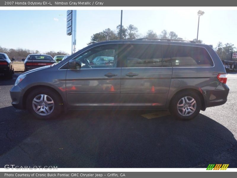 Nimbus Gray Metallic / Gray 2007 Honda Odyssey EX-L