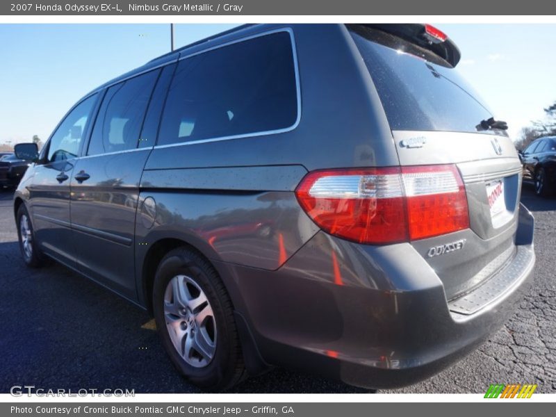 Nimbus Gray Metallic / Gray 2007 Honda Odyssey EX-L