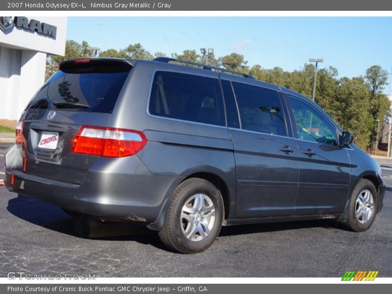 Nimbus Gray Metallic / Gray 2007 Honda Odyssey EX-L