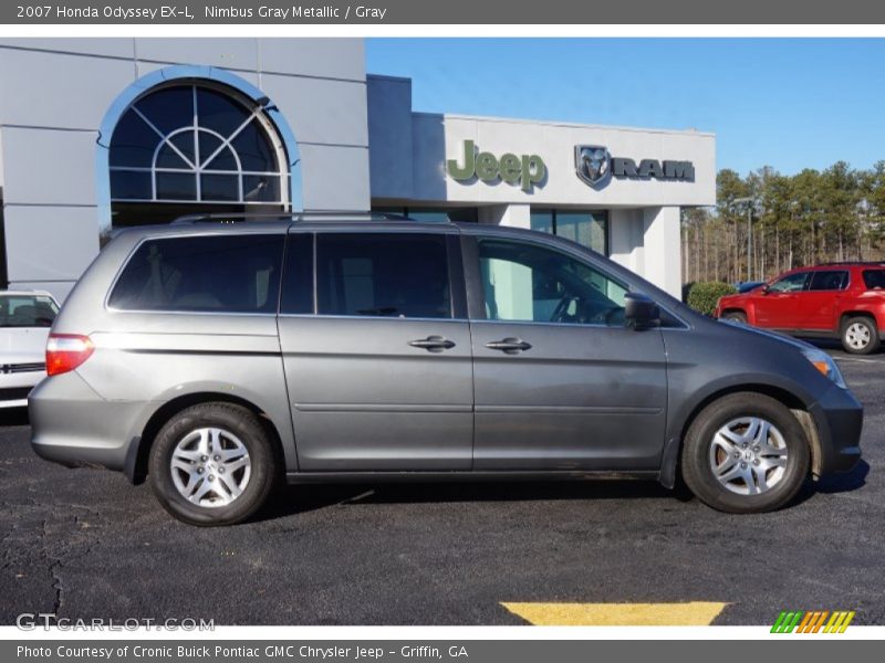Nimbus Gray Metallic / Gray 2007 Honda Odyssey EX-L
