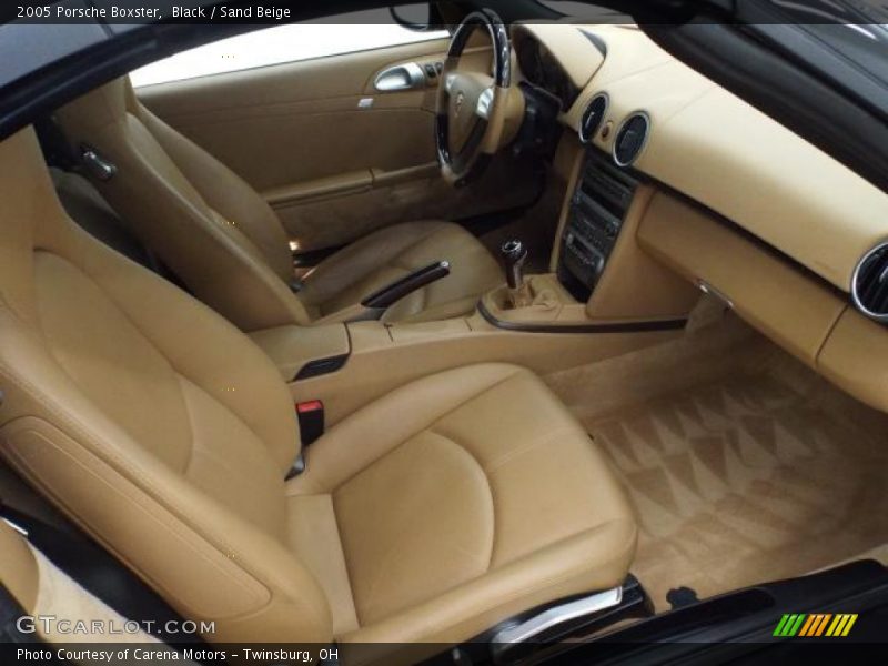 Black / Sand Beige 2005 Porsche Boxster