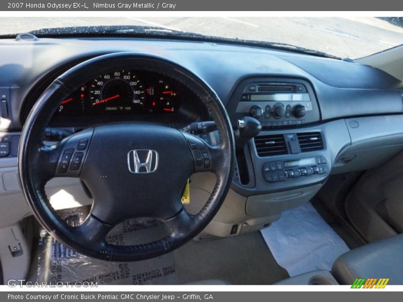 Nimbus Gray Metallic / Gray 2007 Honda Odyssey EX-L