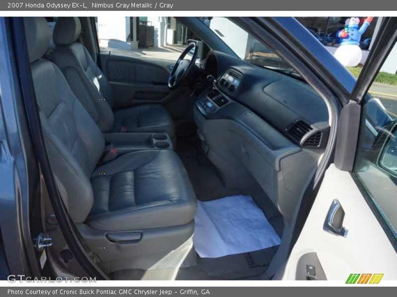 Nimbus Gray Metallic / Gray 2007 Honda Odyssey EX-L