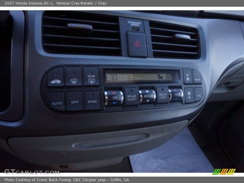 Nimbus Gray Metallic / Gray 2007 Honda Odyssey EX-L