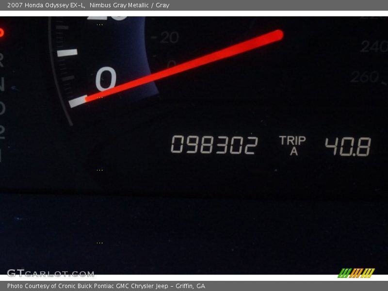 Nimbus Gray Metallic / Gray 2007 Honda Odyssey EX-L