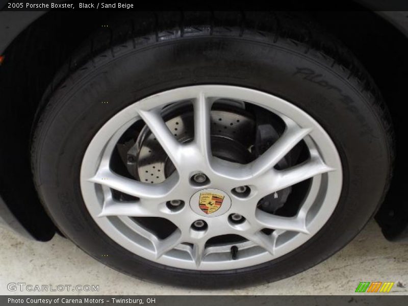 Black / Sand Beige 2005 Porsche Boxster