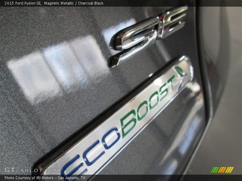 Magnetic Metallic / Charcoal Black 2015 Ford Fusion SE