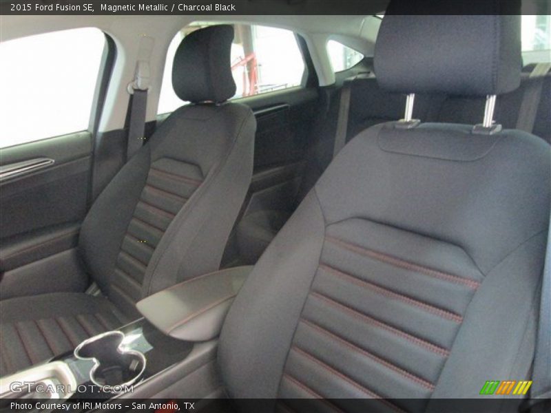 Magnetic Metallic / Charcoal Black 2015 Ford Fusion SE