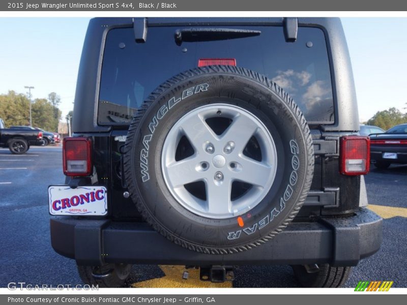 Black / Black 2015 Jeep Wrangler Unlimited Sport S 4x4