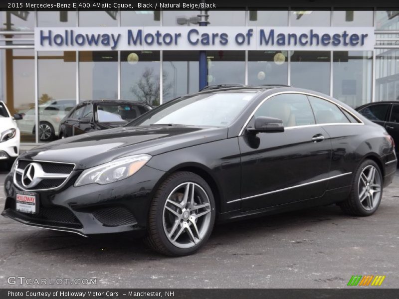 Black / Natural Beige/Black 2015 Mercedes-Benz E 400 4Matic Coupe