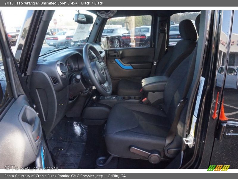 Black / Black 2015 Jeep Wrangler Unlimited Sport S 4x4