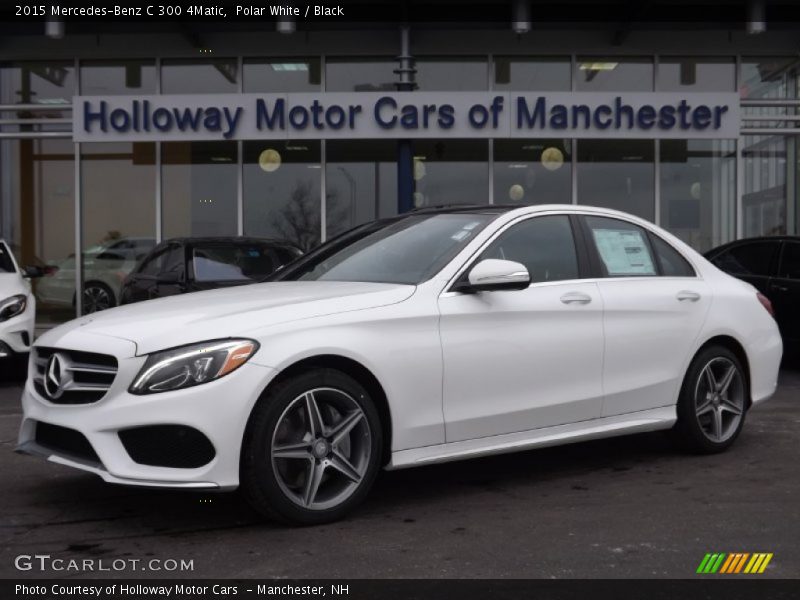 Polar White / Black 2015 Mercedes-Benz C 300 4Matic