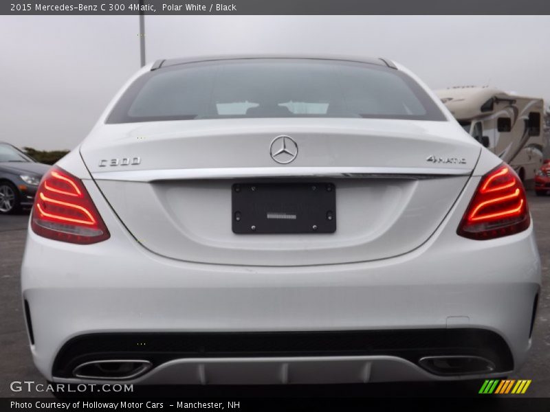 Polar White / Black 2015 Mercedes-Benz C 300 4Matic