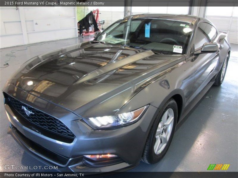 Magnetic Metallic / Ebony 2015 Ford Mustang V6 Coupe