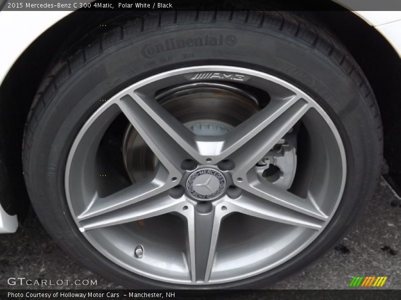 Polar White / Black 2015 Mercedes-Benz C 300 4Matic
