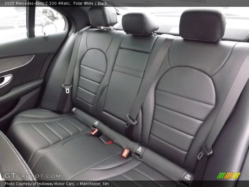 Polar White / Black 2015 Mercedes-Benz C 300 4Matic