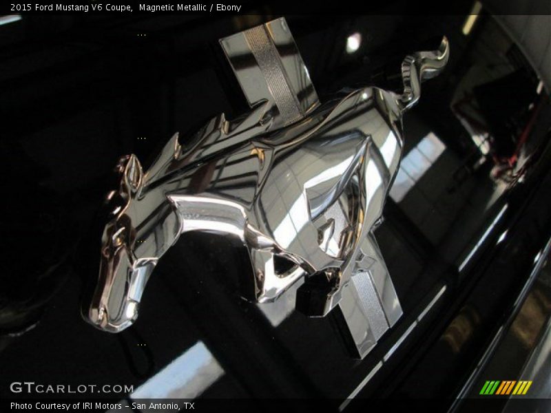 Magnetic Metallic / Ebony 2015 Ford Mustang V6 Coupe